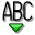 toolbar - insert text